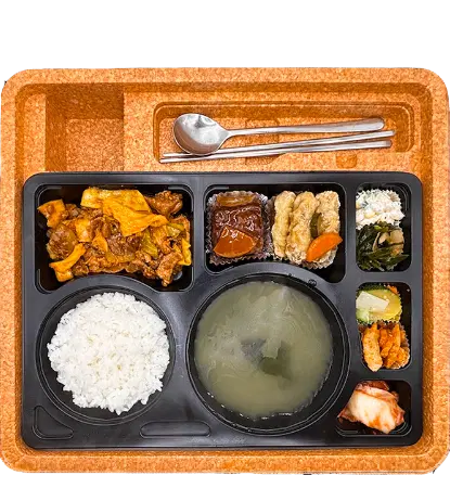 프리미엄 도시락 이미지